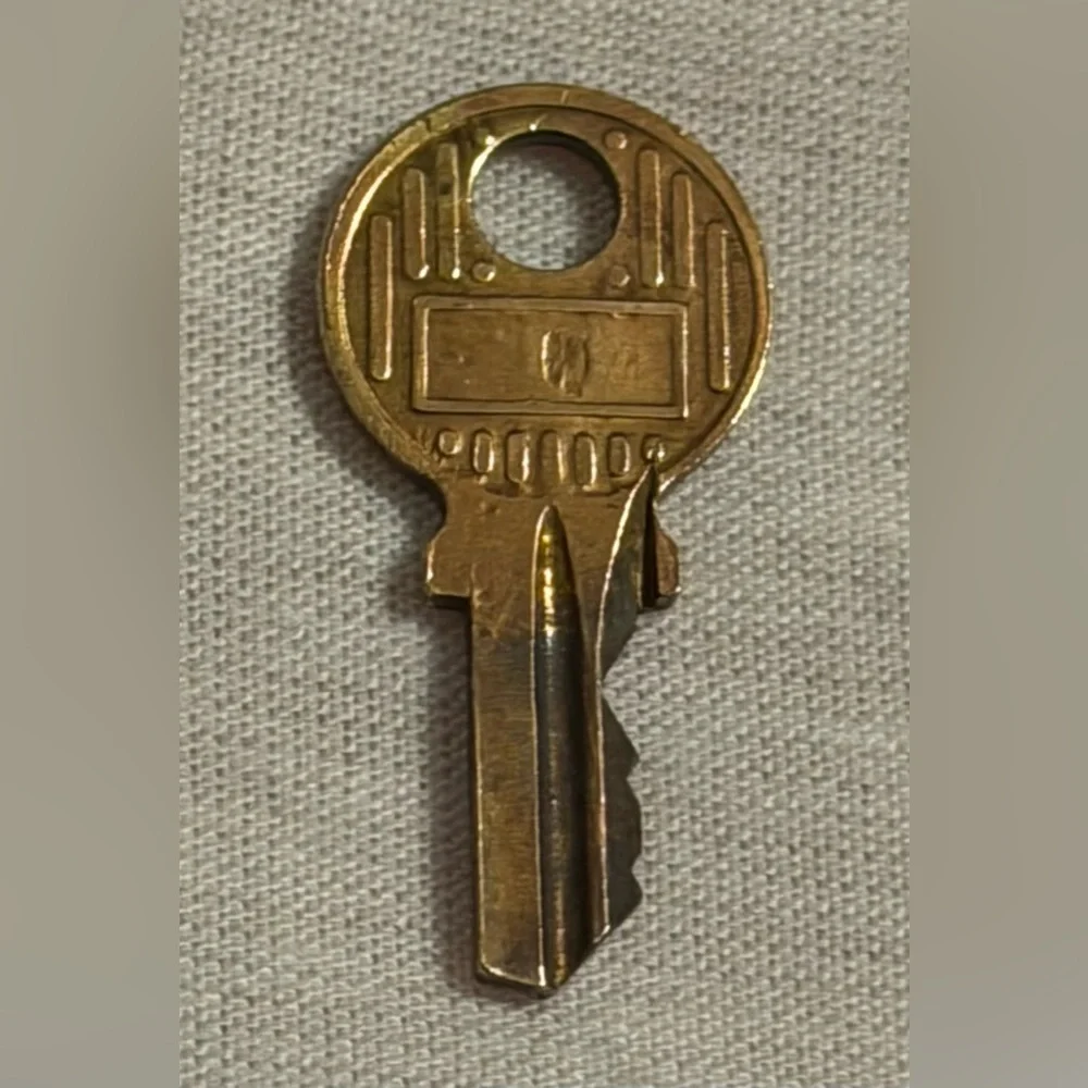 Louis Vuitton Gold-tone Padlock and Key Set